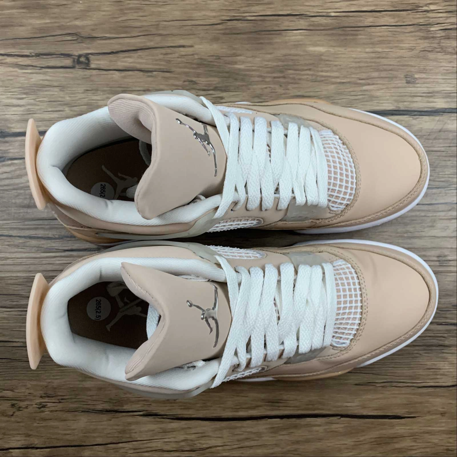 Tensile Strength Air Jordan 4 Retro Shimmer Bronze Eclipse Orange Quartz Metallic Silver DJ0675-200