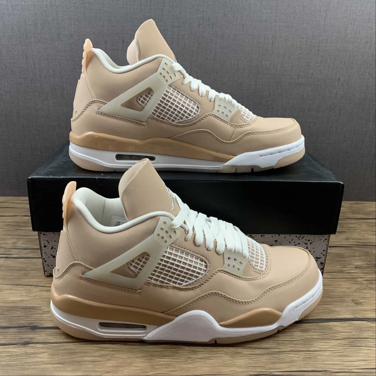 Air Jordan 4 Retro Shimmer Bronze Eclipse Orange Quartz Metallic Silver DJ0675-200 Casual Vibe Active Routine
