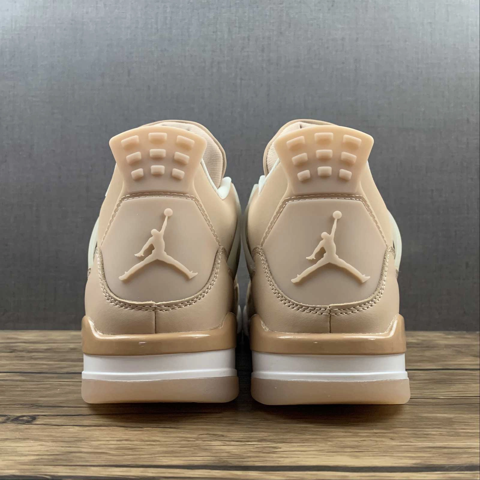 Anti Static Fabric Air Jordan 4 Retro Shimmer Bronze Eclipse Orange Quartz Metallic Silver DJ0675-200