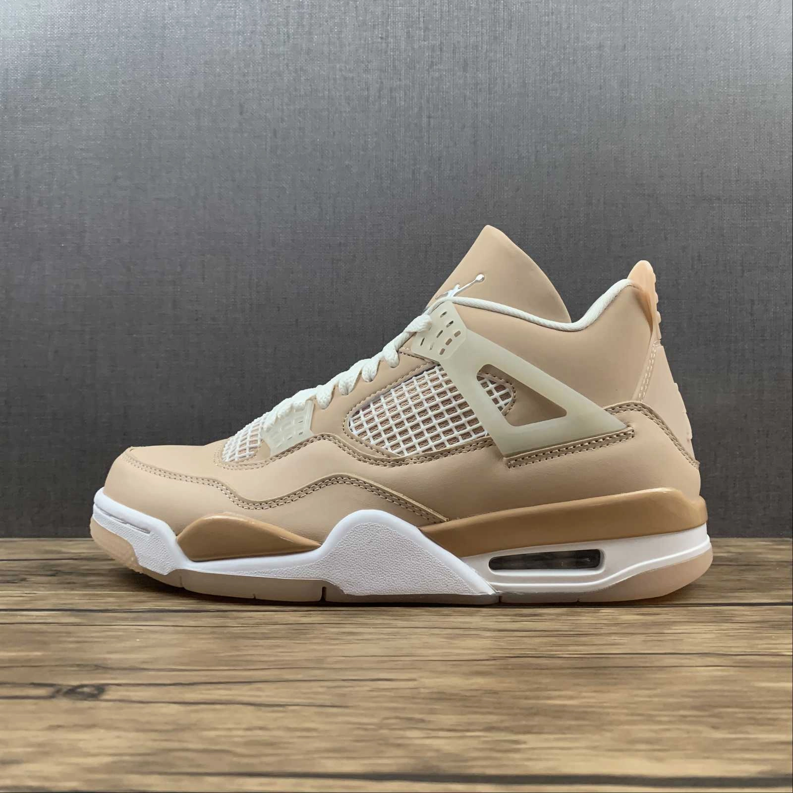 Air Jordan 4 Retro Shimmer Bronze Eclipse Orange Quartz Metallic Silver DJ0675-200 Zipper Closure Motion Control Feature
