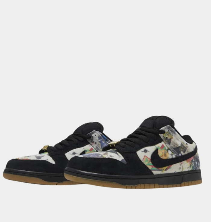 Lace   Up Style Ultra Cloud Foam Supreme x Nike SB Dunk Low Rammellzee