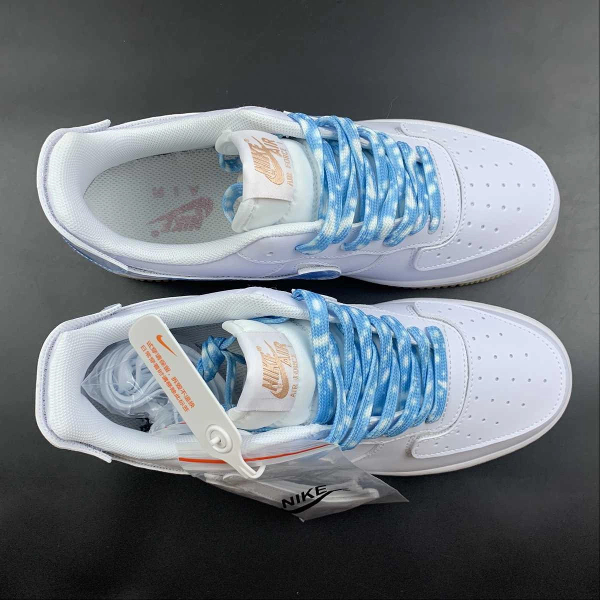 Low Step Air Force 1 07 LV8 White Blue DM1020-100