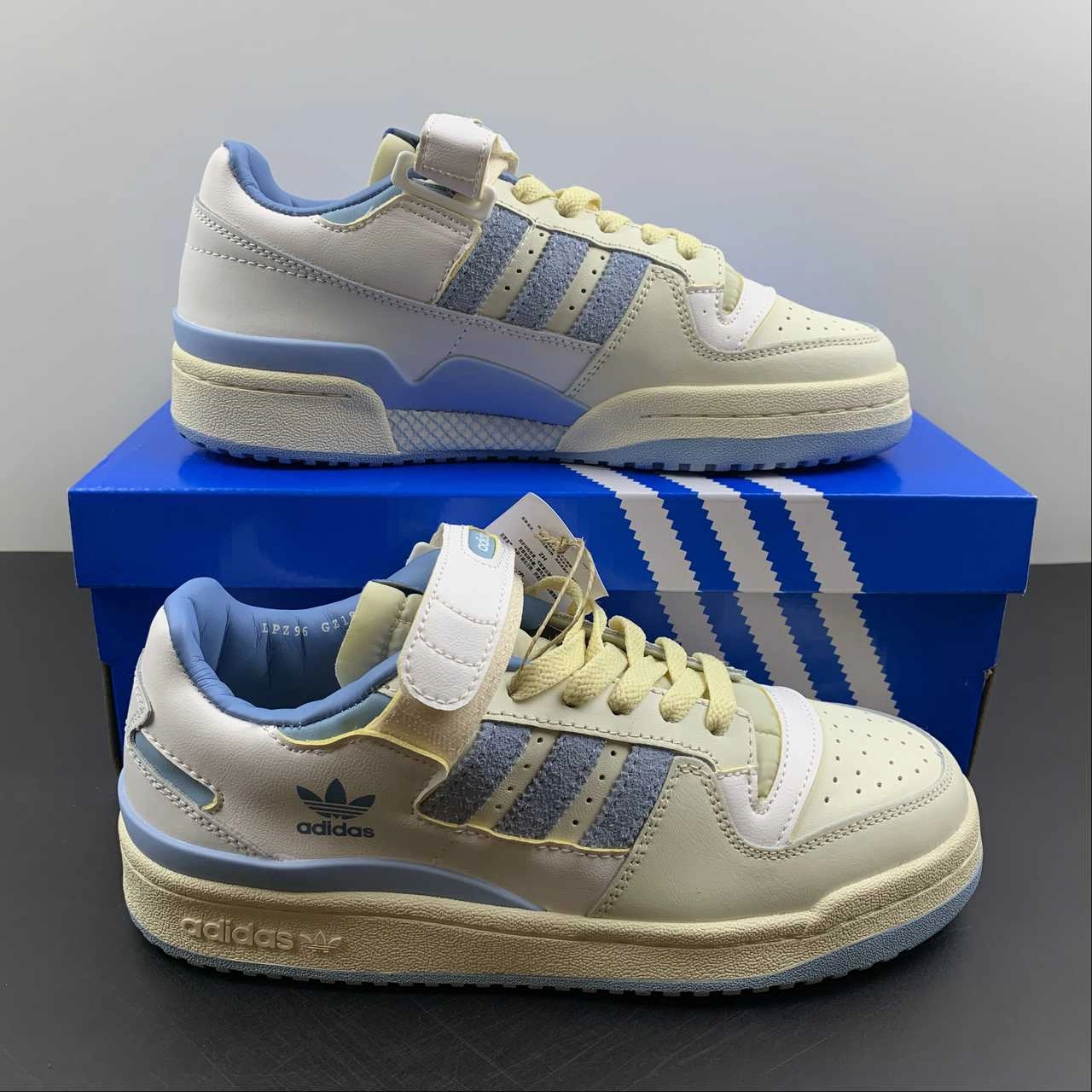 Heat Sealed Overlays Adidas Forum 84 LG ??Carolina Blue??