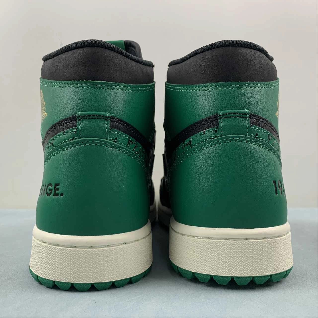 Sneaker Technology Air Jordan 1 High Golf 1961 x Eastside Golf Black Malachite Metallic Gold FJ0849-001