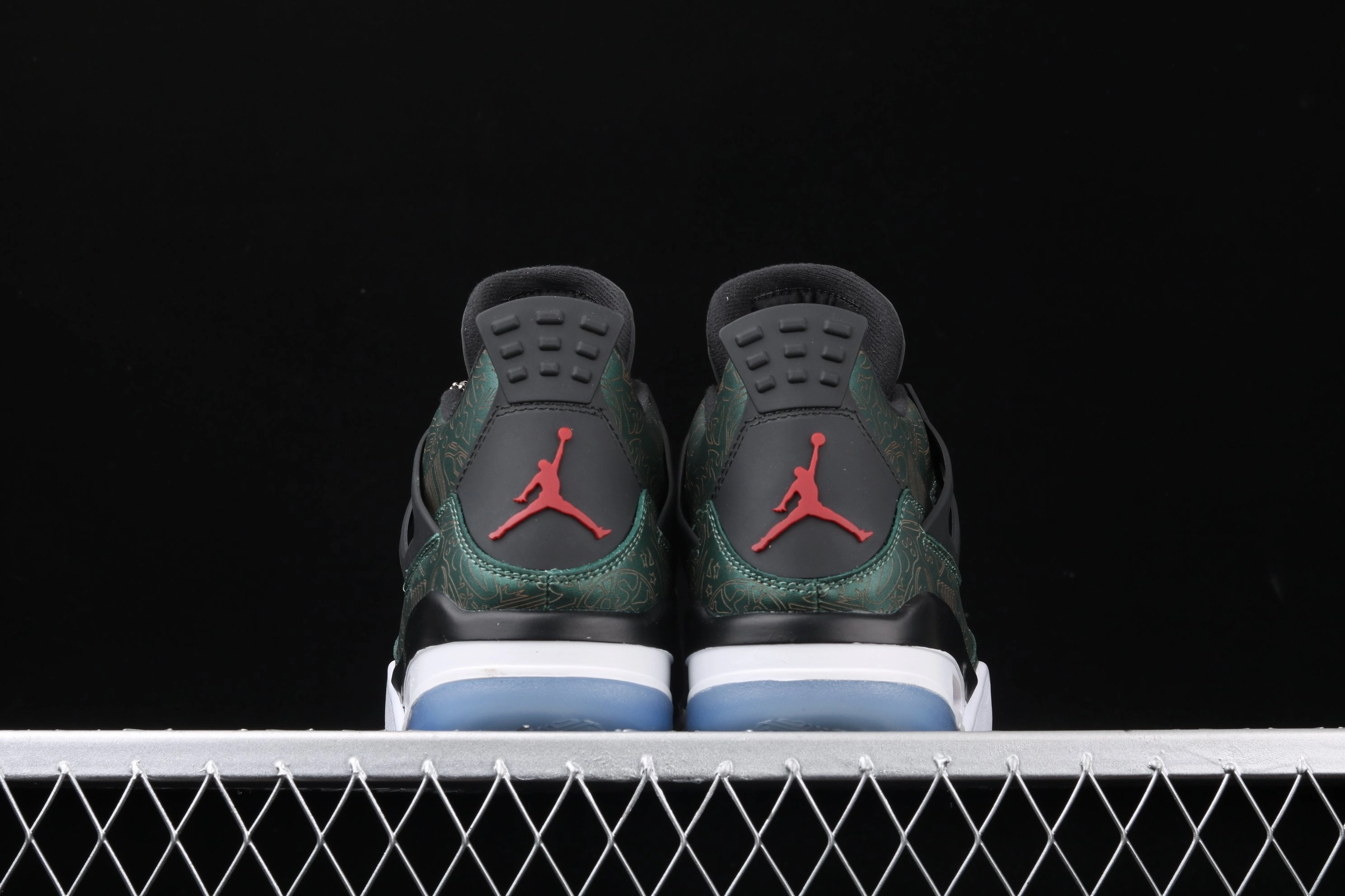 Air Jordan 4 Retro Lake Green Shoe Body With Laser Printg AJ4-1043515 Natural Cushion Airflow Circulation Channels