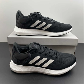 Adidas PureBoost 21 Black White heat - resistant shoes Forest running need