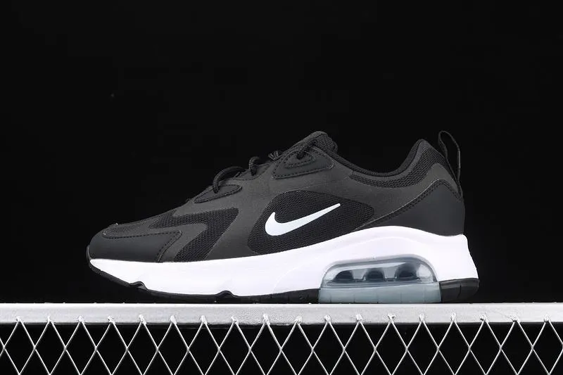 padded - comfort shoes Comfortable Fit Socks Air Max 200 Black White Metal Silver CI3865-001