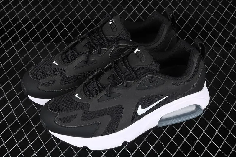 Air Max 200 Black White Metal Silver CI3865-001 replaceable - parts amateur joggers' shoes