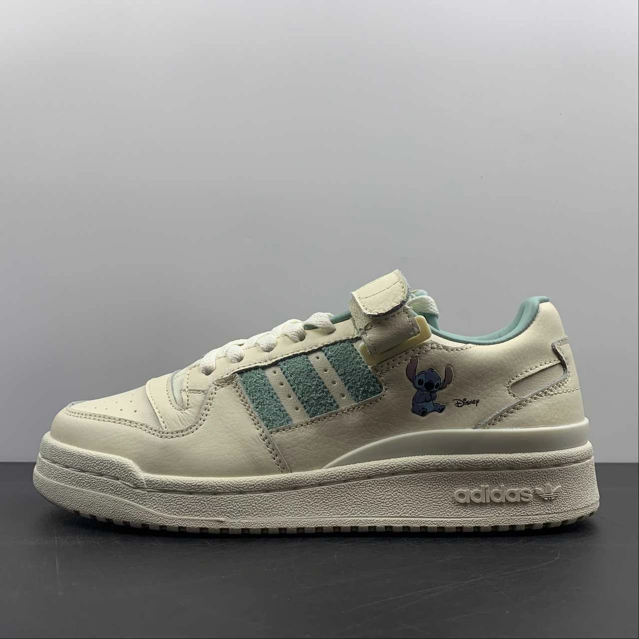 Dynamic Heel Counter Eco Friendly Dyeing Adidas Forum 84 Low X Disney Stitch