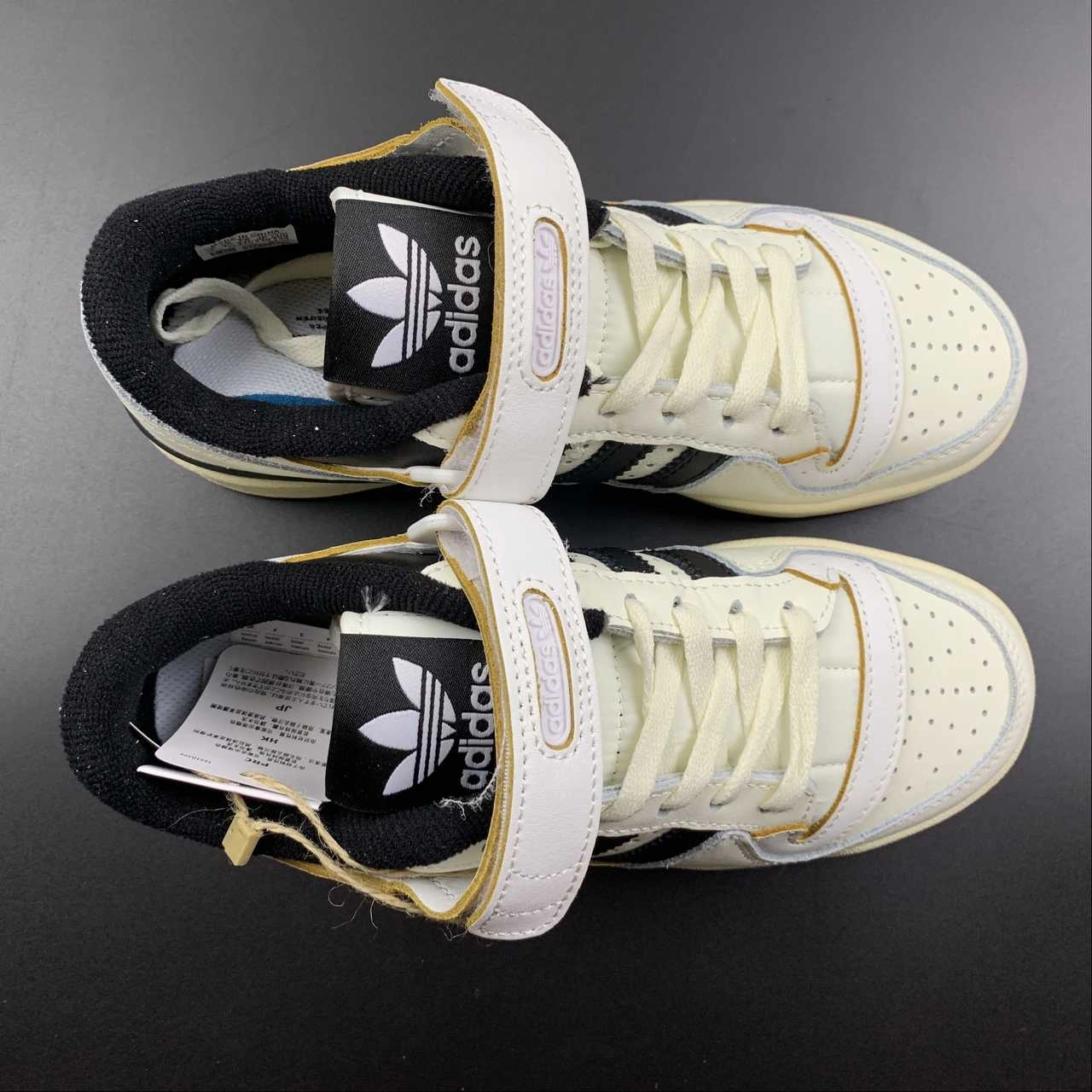 Adidas Forum 84 Low White Black Yellow HR2007 Dynamic Arch Brace