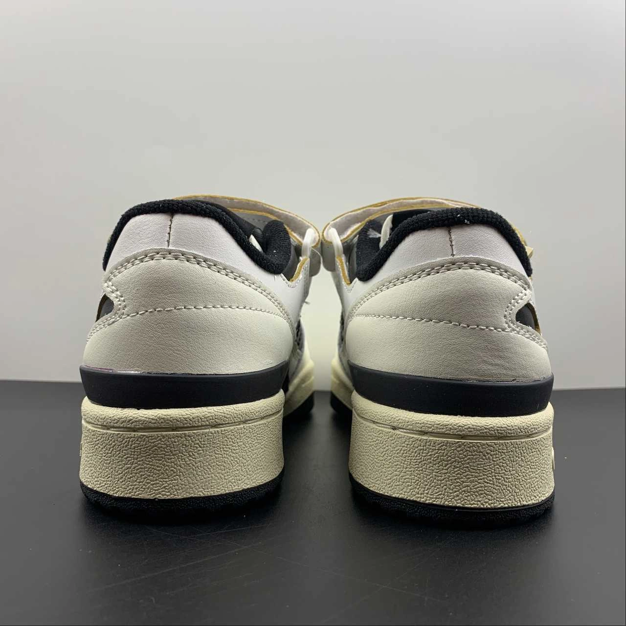 Low Profile Cushion Adidas Forum 84 Low White Black Yellow HR2007