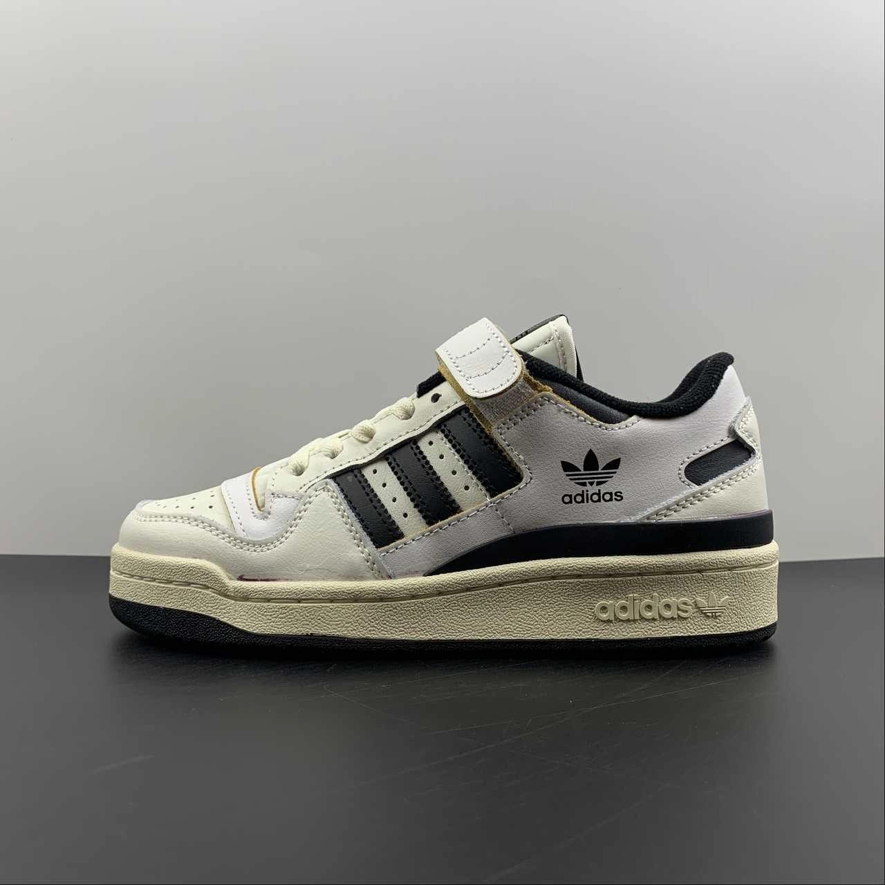 Adidas Forum 84 Low White Black Yellow HR2007 Long Use