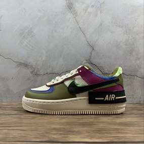 Air Force 1 Shadow SE Cactus Flower Olive Flak CT1985-500 Airport Run Canvas