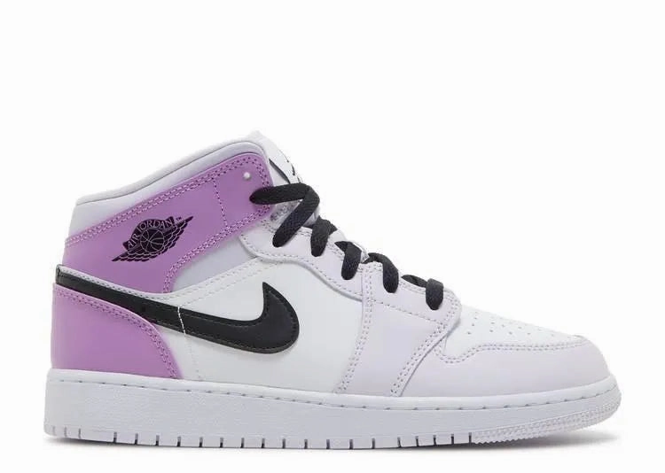 Air Jordan 1 Mid Barely Grape (GS) Versatile Footwear Sustainable Sole Construction