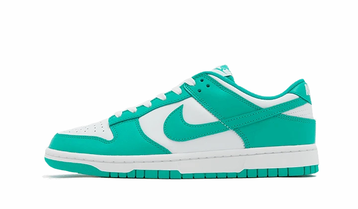 Nike Dunk Low Clear Jade Neutral Support Frame