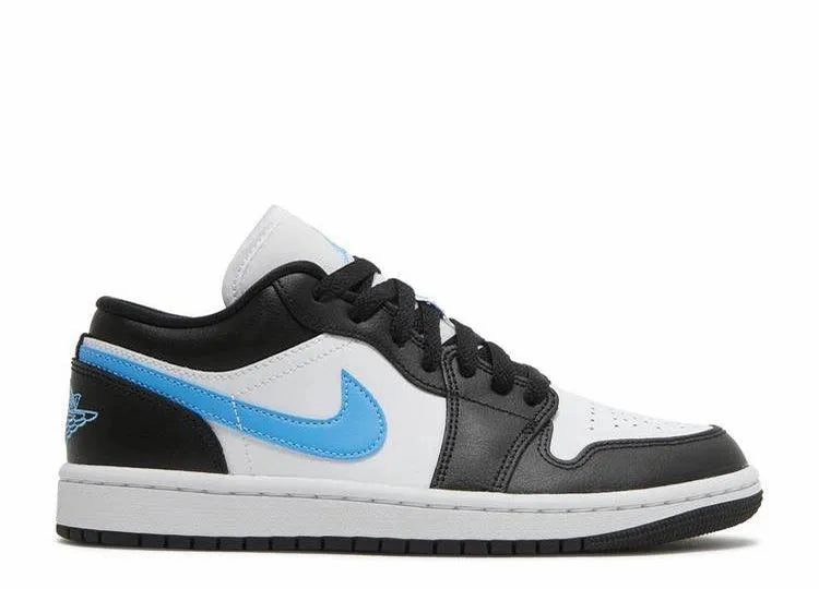 Air Jordan 1 Low Black UNC (W) Drill Step Campus Run