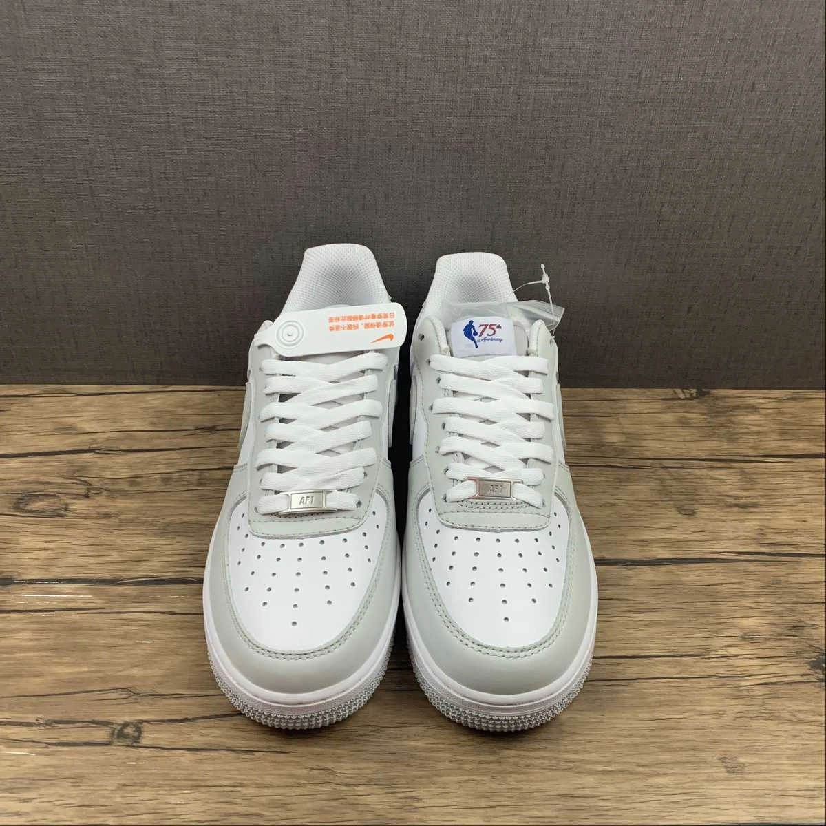 NBA x Air Force 1 07 Low White Gray Red AA6902-201 Gel cushion Indoor Comfort