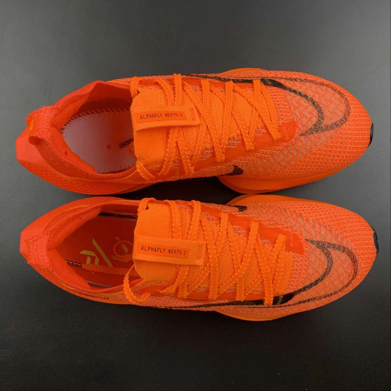 Agile Steps Pro Athlete Air Zoom Alphafly Next 2 Prototype Total Orange Green Black DV9422-200