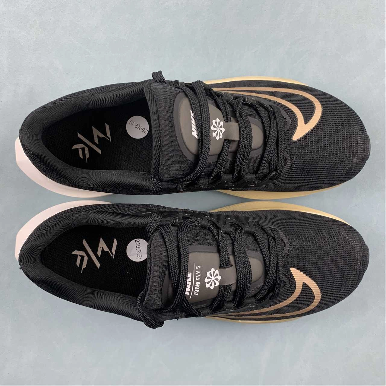 Zoom Fly 5 Black Sail Gold DM8968-002 Full Cushion