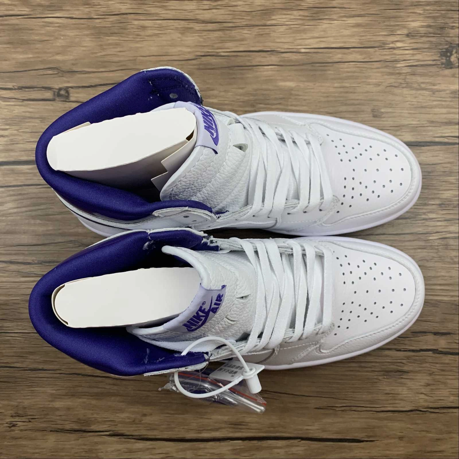 Air Jordan 1 Retro High OG White Violet (2021) CD0461-151 Ultimate Wear Clean Form