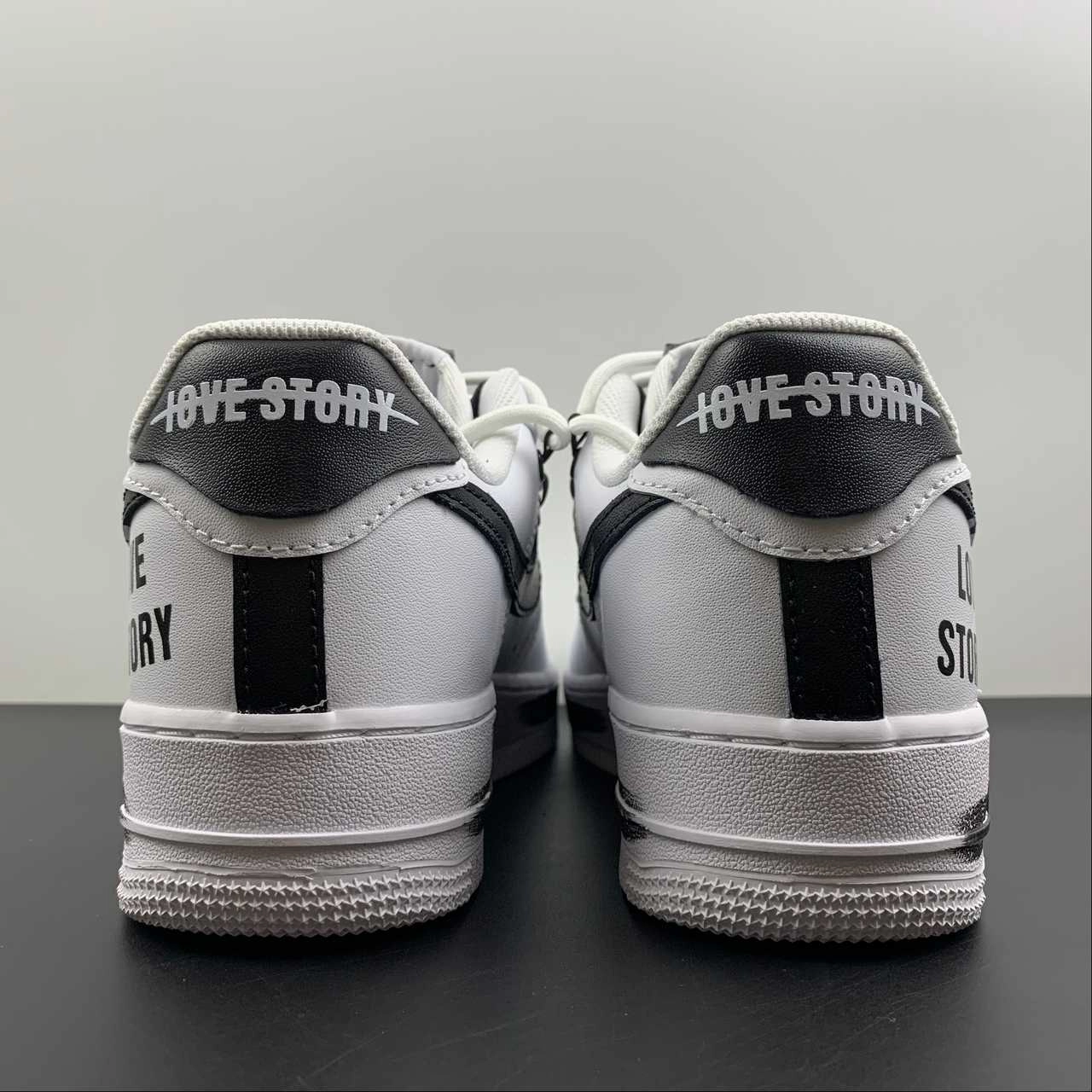 Air Force 1 07 Low Smiley Strap Creative Custom CW2288-111 Comfortable Upper Outdoor Footwear