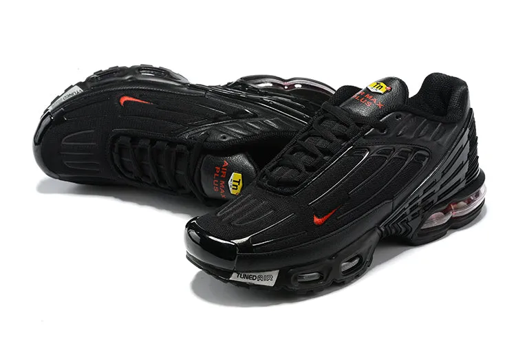 Stylish Accessory Soft Sole Air Max Plus 3 Black University Red CD0471-003
