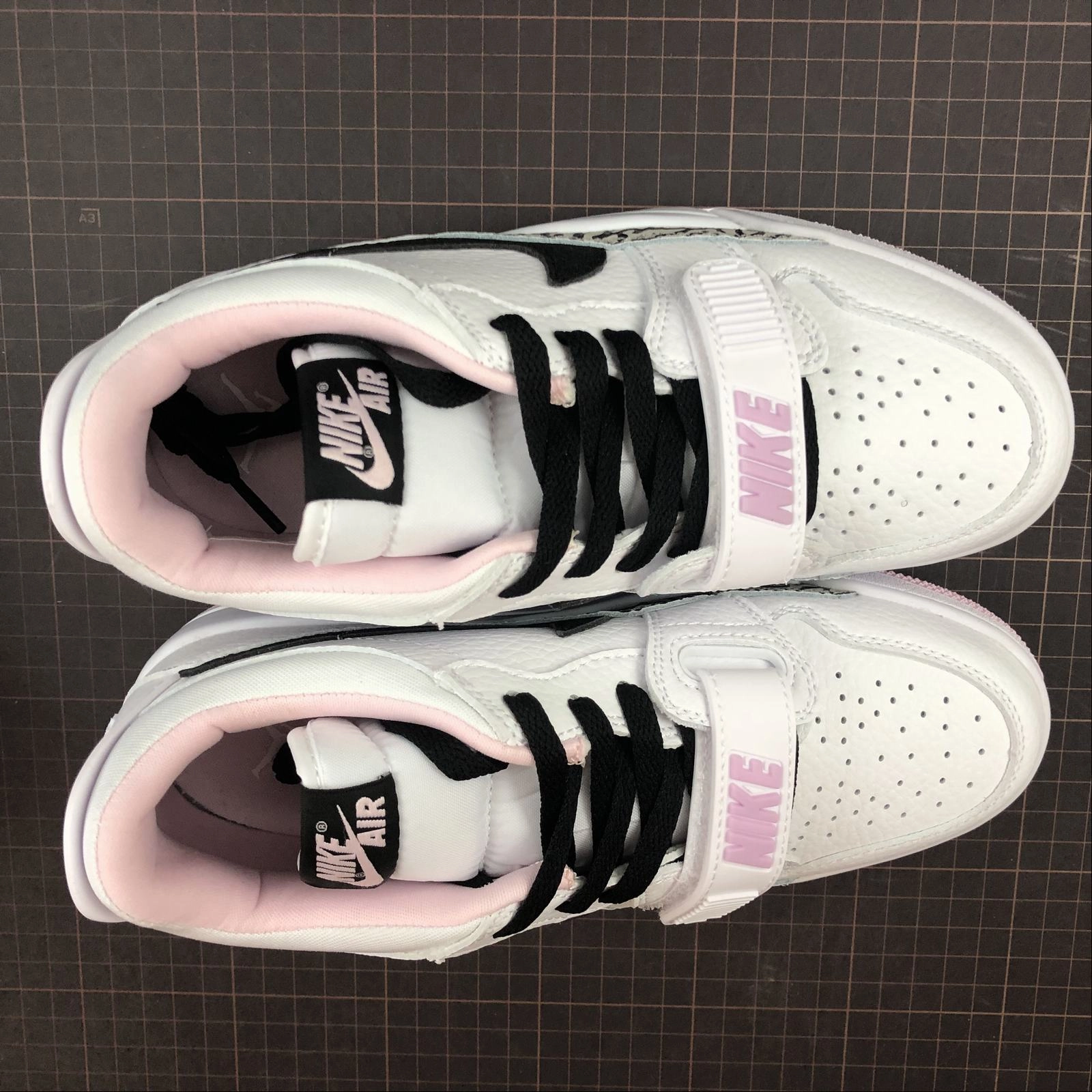Air Jordan Legacy 312 Low GS White Black Pink CD7069-106 Variable Density Cushion Comfortable to wear