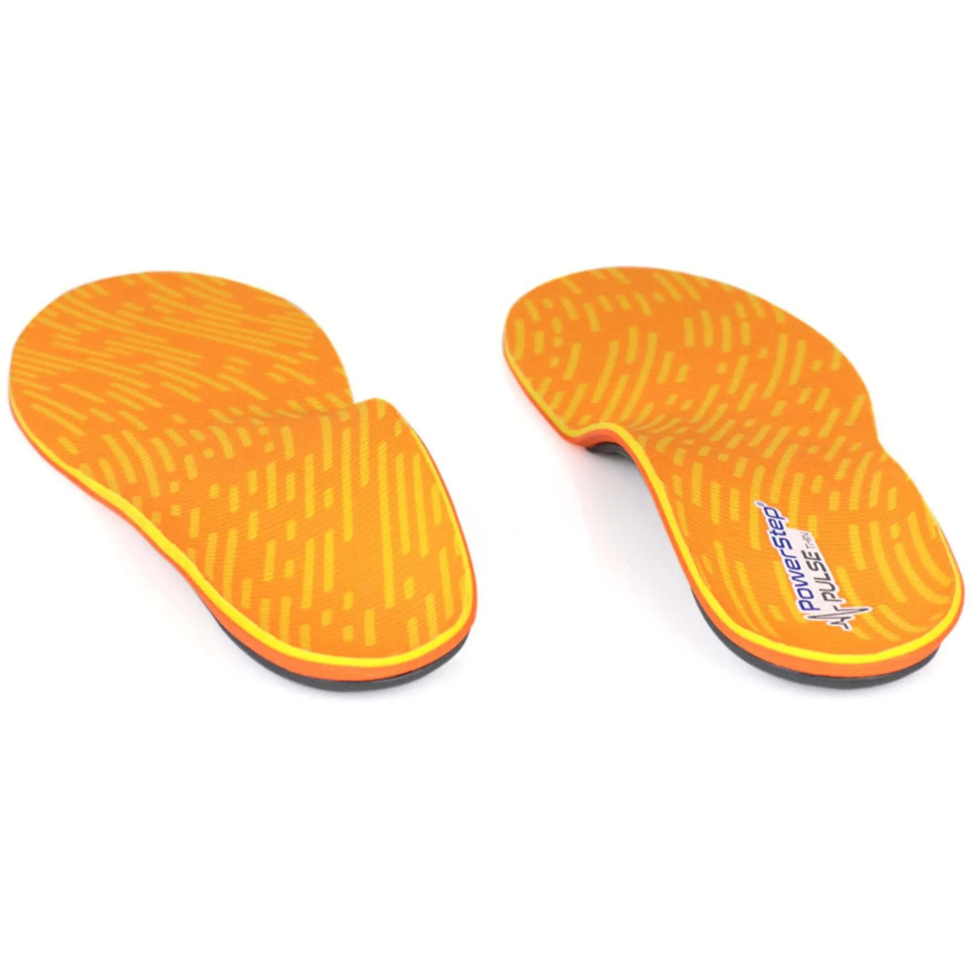 PowerStep Insoles - Pulse Thin Arch Pain Relief Orange Insoles
