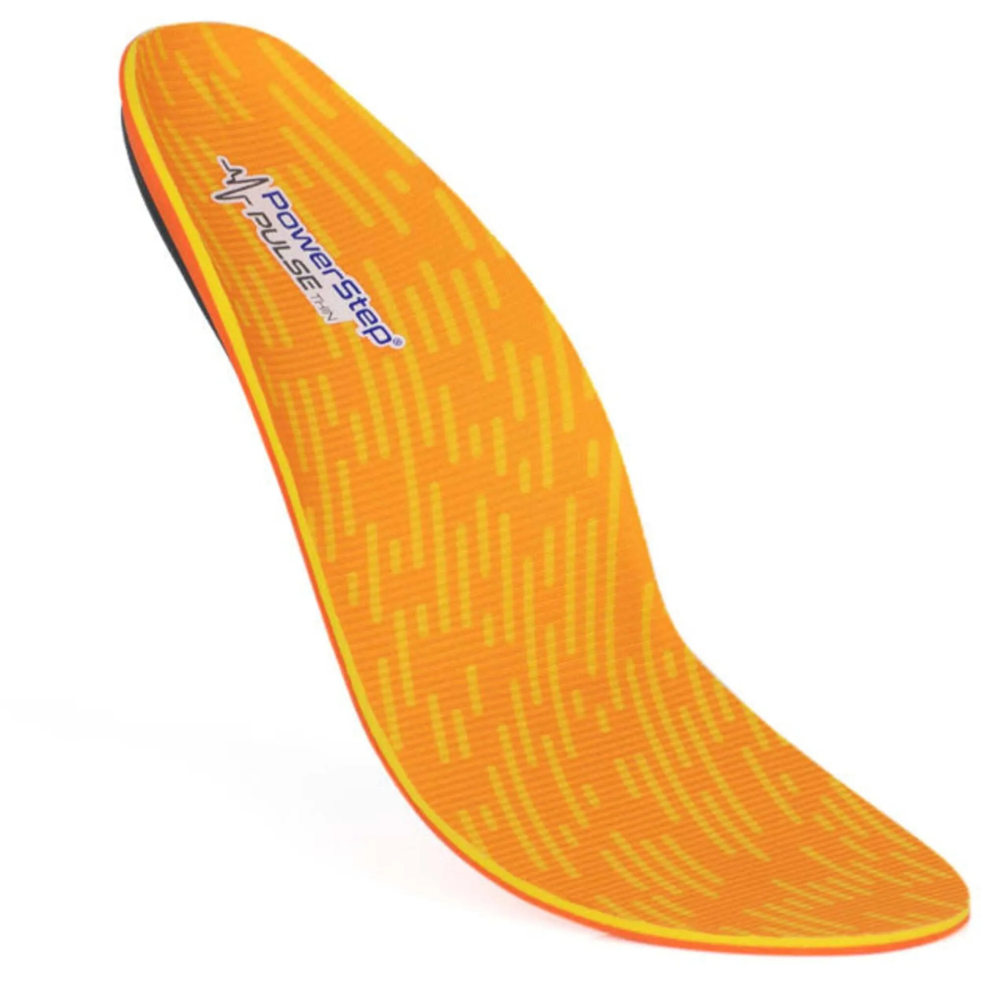 PowerStep Insoles - Pulse Thin Arch Pain Relief Orange Insoles