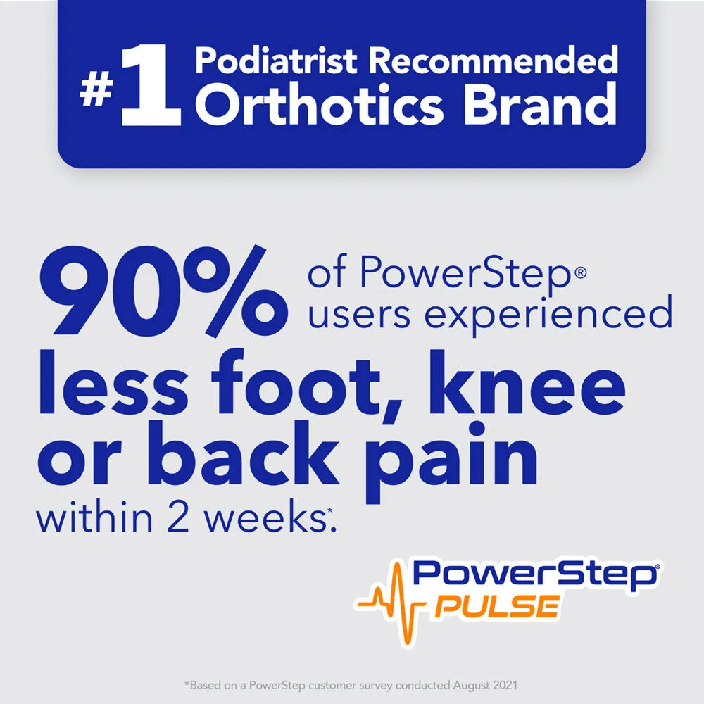 PowerStep PULSE Performance Insoles | Running Shoe Pain Relief Orthotic
