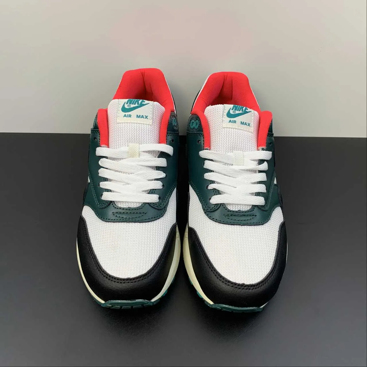 LeBron x Air Max 1 Liverpool White Teal Black FB8914-100 lightweight - design