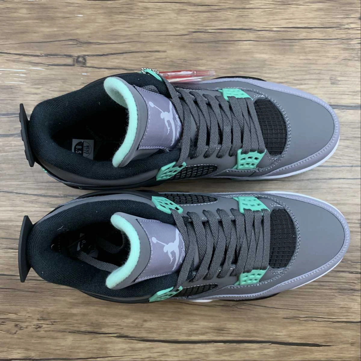RubberHeel Air Jordan 4 Retro Green Glow 308497-033