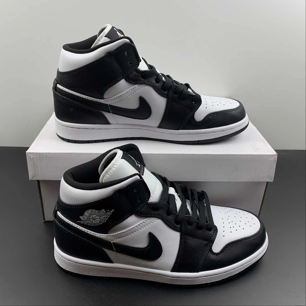 Mesh Outdoor Performance Air Jordan 1 Mid Panda Black White DV0991-101