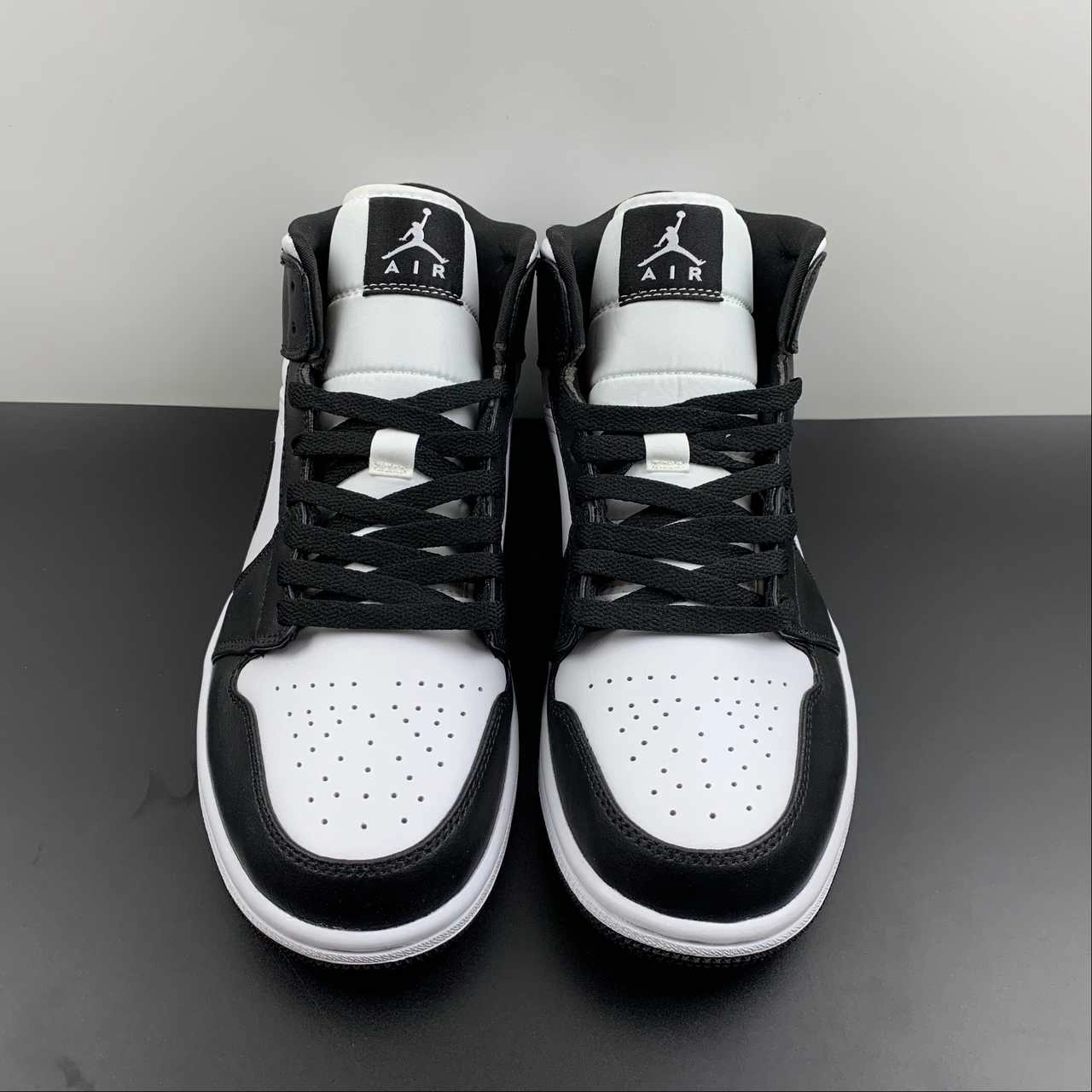 Air Jordan 1 Mid Panda Black White DV0991-101 Comfortable Use