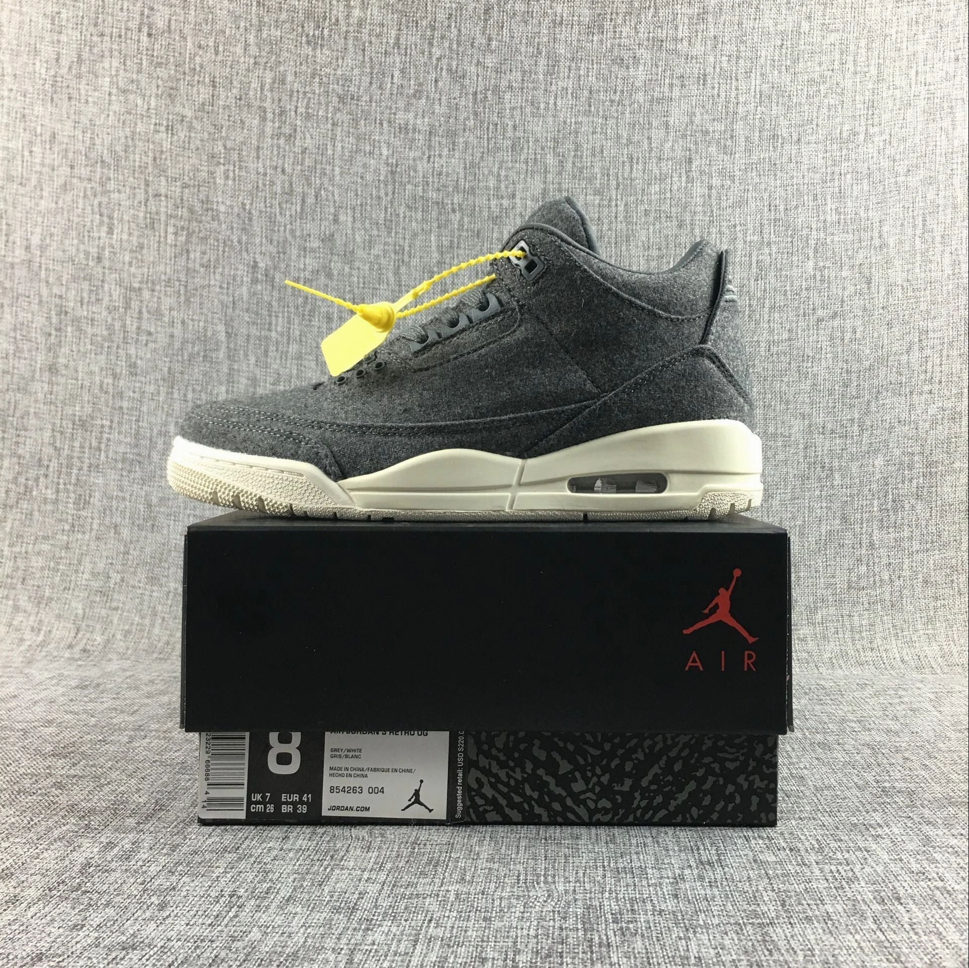 Air Jordan 3 Retro ??Wool?? 854263-004 Petal Jog