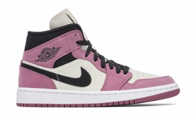 Jordan 1 mid (w) mulberry Cushioned heel Posture Help