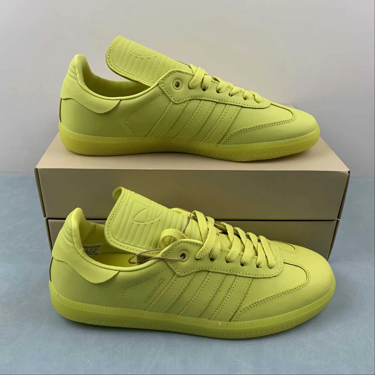 Long Haul Adidas Samba Pharrell Humanrace Yellow IE7292