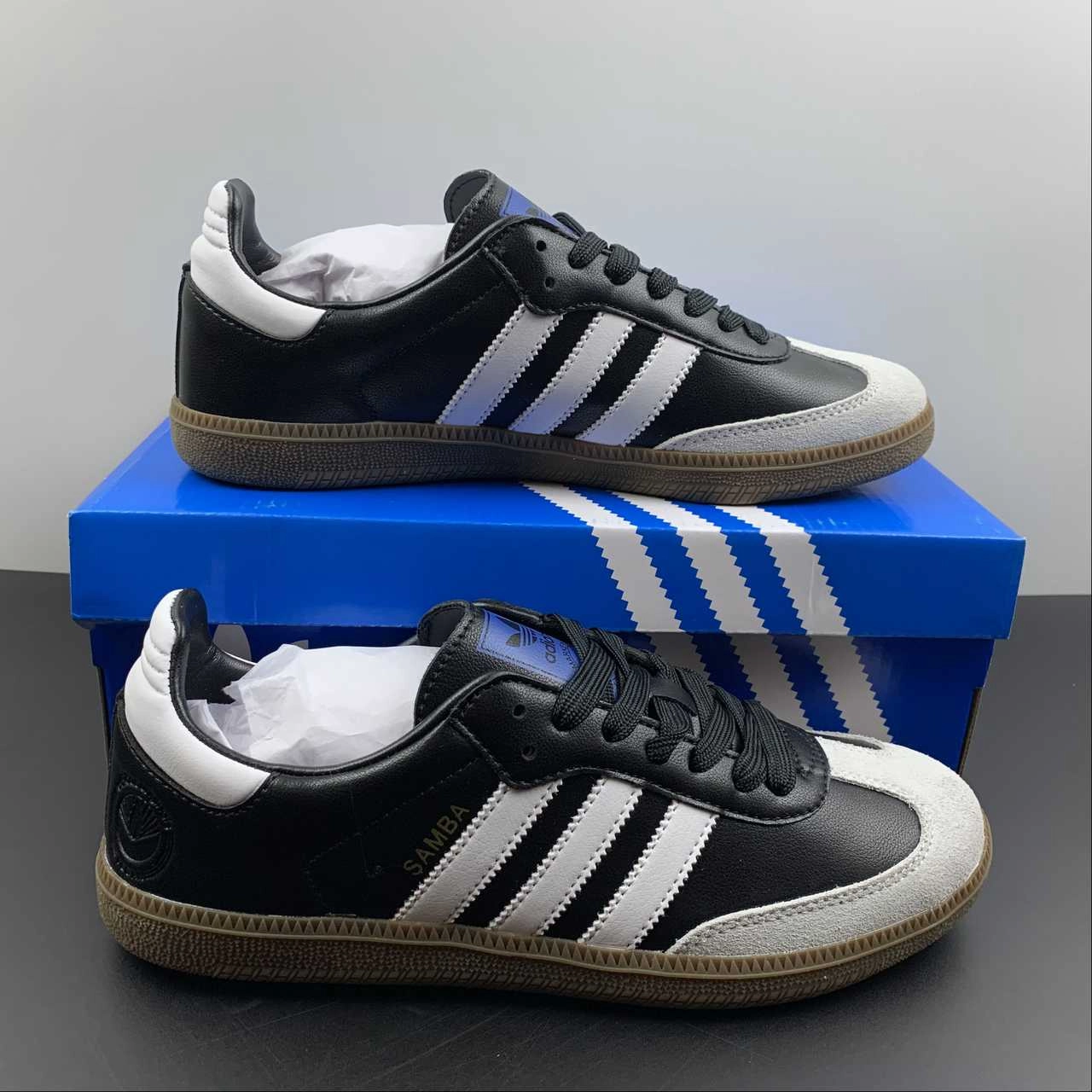 Comfort Upper Material Adidas Samba Vegan White Core Black Gum FX9042