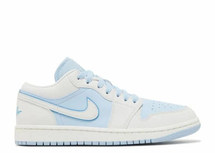 Air Jordan 1 Low Reverse Ice Blue (W) boho vibe