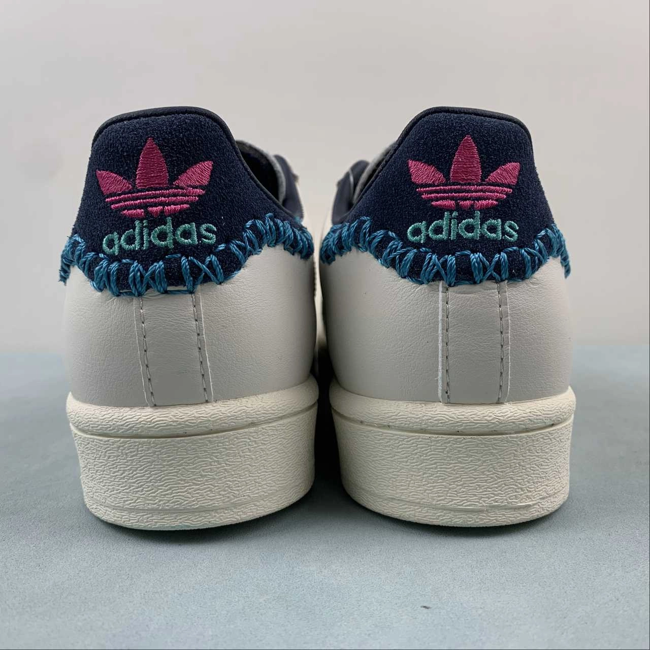 Flexibility Training Feifei Ruan x Adidas Superstar Chalk White Navy ID1139