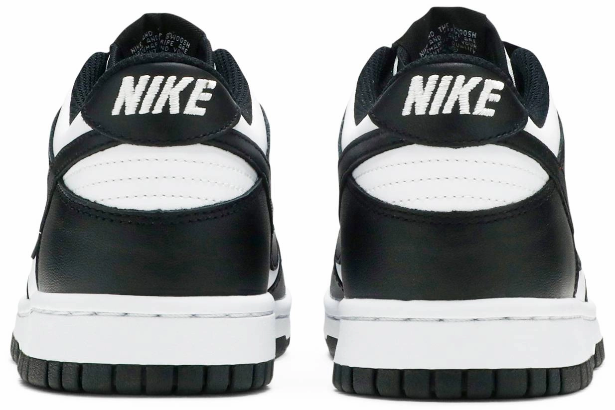 Nike Dunk Low Black White/Panda GS Slip Vibe Cushioned Control