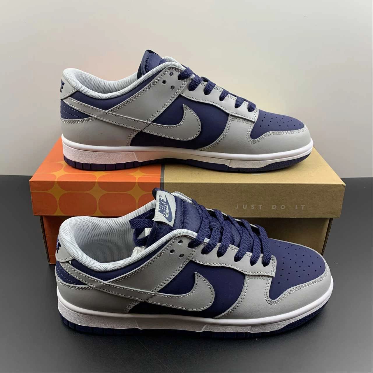 SB Dunk Low Atmos OG Twilight Blue Medium Grey 630358-401 Travel Ergo Frame