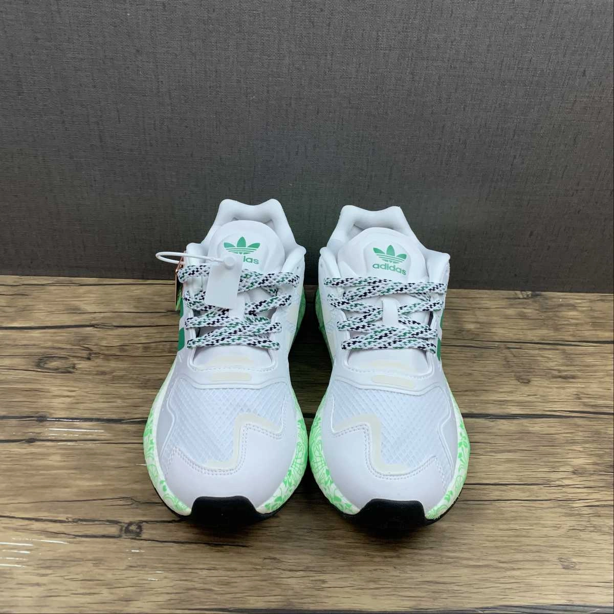 Adidas Day Jogger Boost Cloud White Green FW4848 exploration