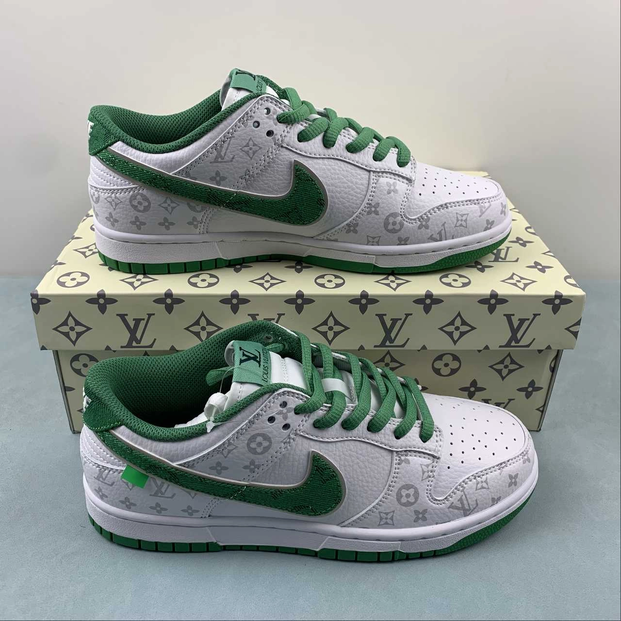 Impact Reduction SB Dunk Low LV Green White LV0526-597