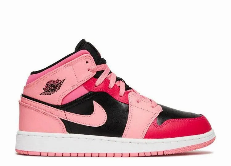 Air Jordan 1 Mid Coral Chalk (GS) Power Grip