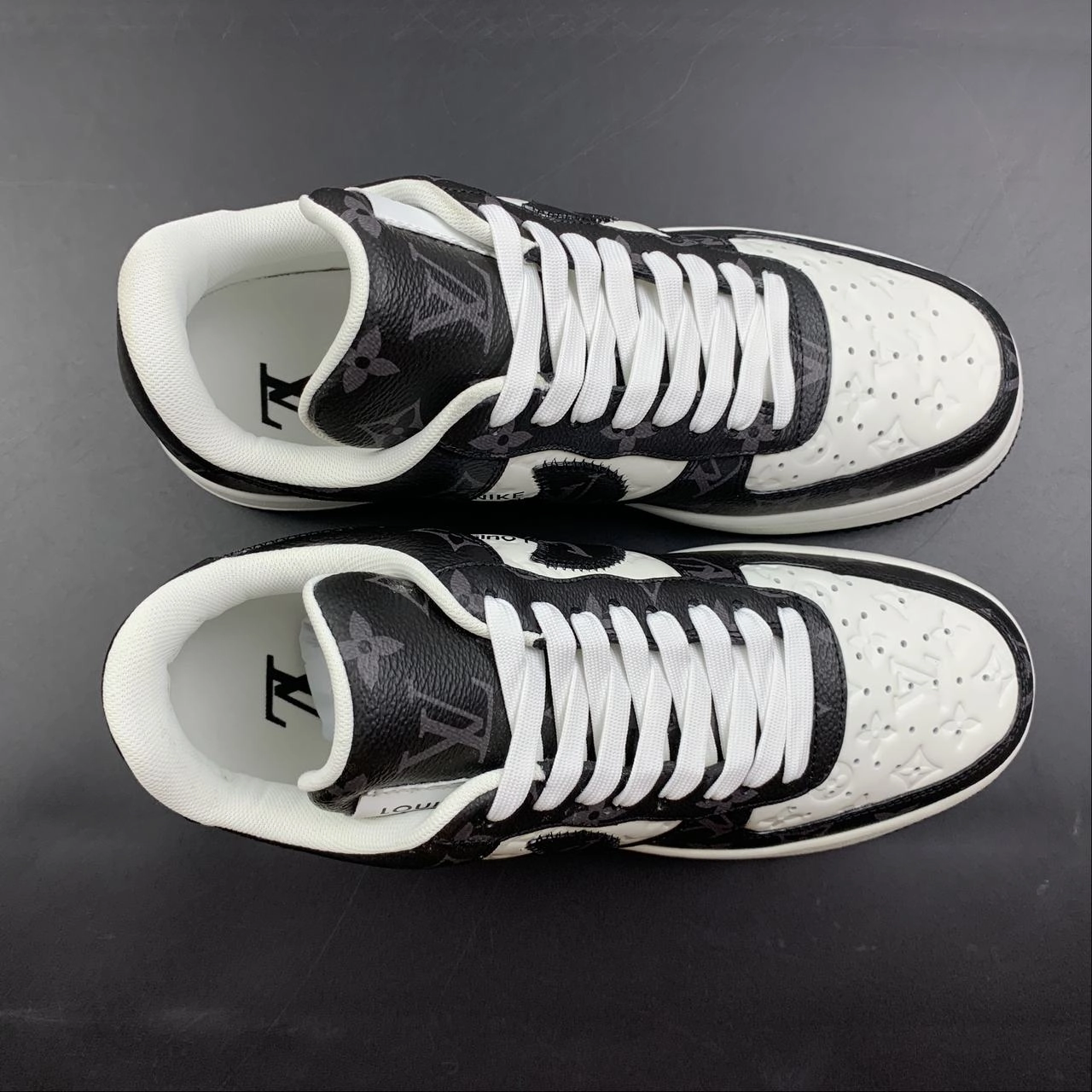 Louis Vuitton Trainer Snaker x Air Force 1 Black White LK0236 Modern Taste Quick   Dry