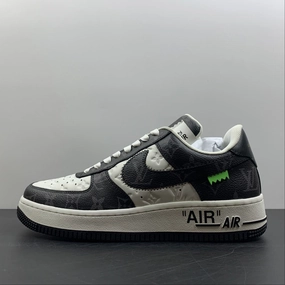 Louis Vuitton Trainer Snaker x Air Force 1 Black White LK0236 Stay Chill Outdoor Escape