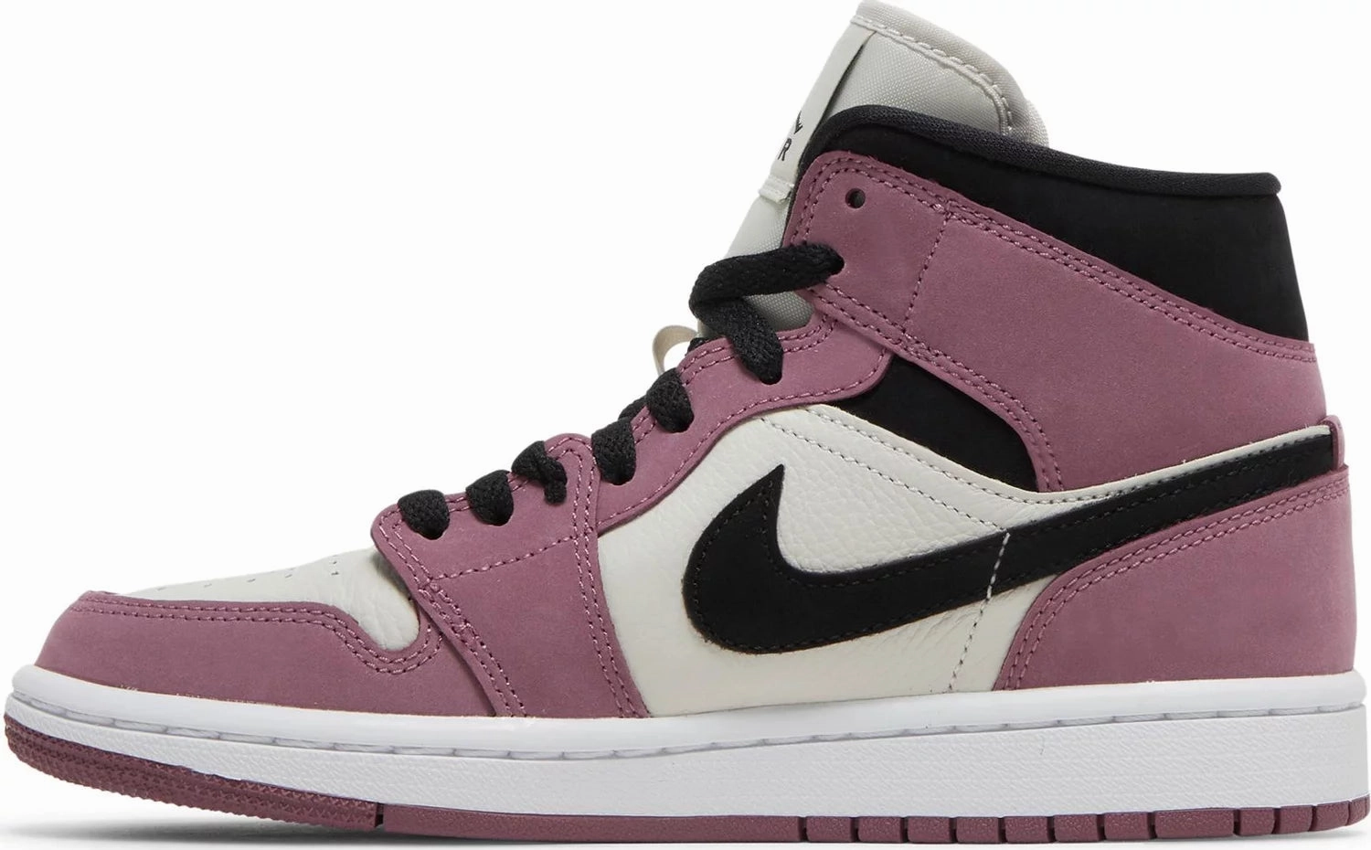 Nike Jordan 1 Mid Light Mulberry W Kinetic Motion Engine