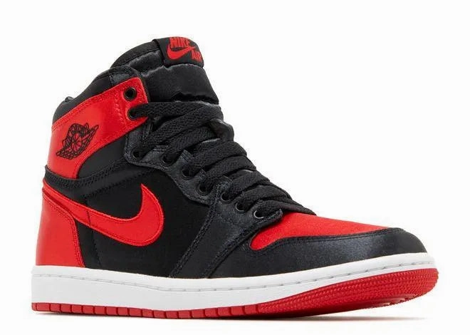 Knit Fabric Construction Air Jordan 1 High Satin Bred (W)