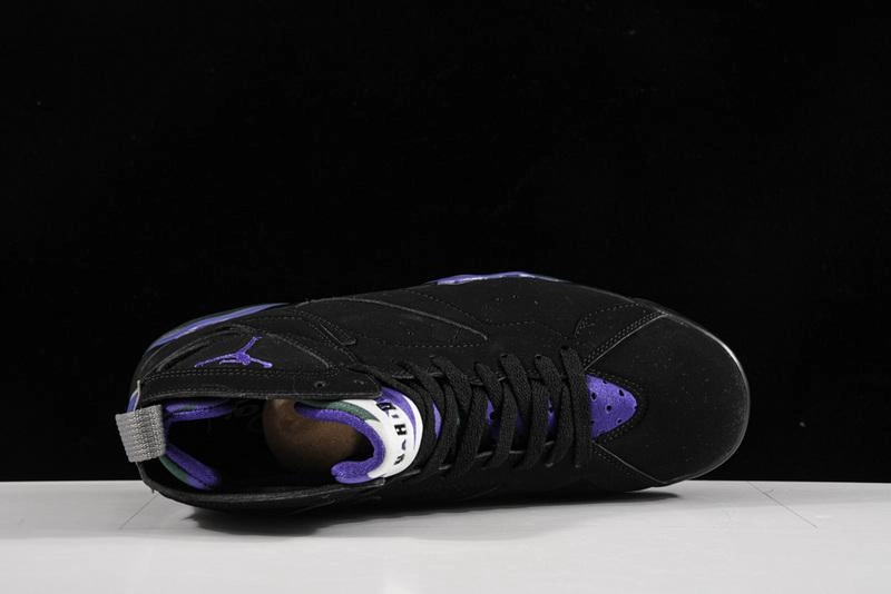 Responsive Support Air Jordan 7 Retro Ray Allen Bucks Blackfield Purple-Fir-Dark Steel Grey